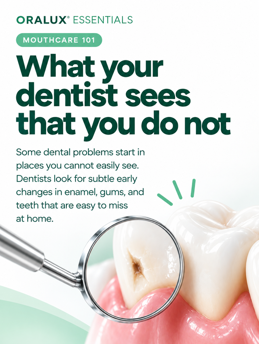 What Your Dentist Sees That You Do Not