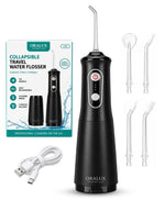 Black Oralux water flosser kit