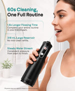 Black flosser lifestyle